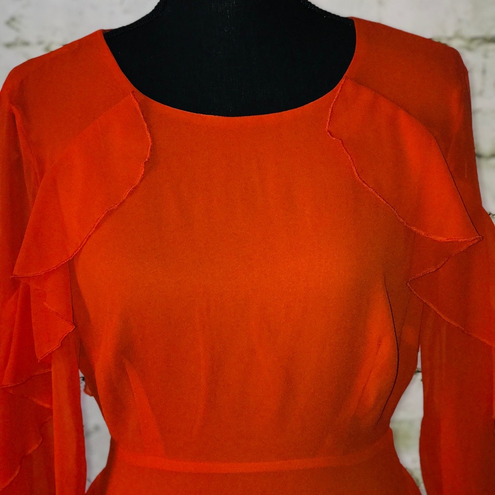 🌸 ORANGE DRESS BY GLAMOROUS 🌸 - Picture 3 of 8